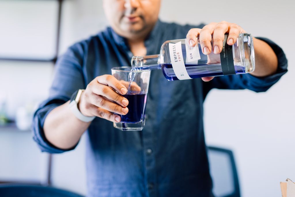 Sid Pouring a Drink